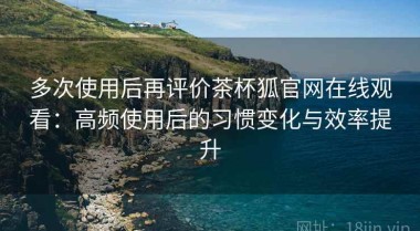 多次使用后再评价茶杯狐官网在线观看：高频使用后的习惯变化与效率提升