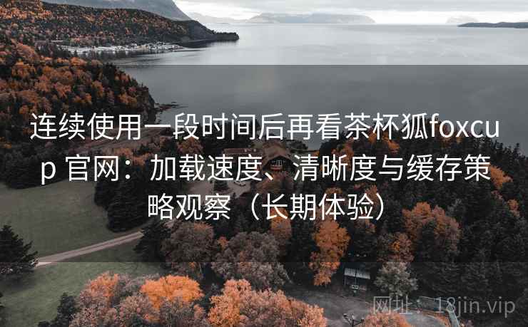 连续使用一段时间后再看茶杯狐foxcup 官网:加载速度、清晰度与缓存策略观察(长期体验) 连续使用一段时间后再看茶杯狐foxcup 官网:加载速度、清晰度与缓存策略观察(长期体验)