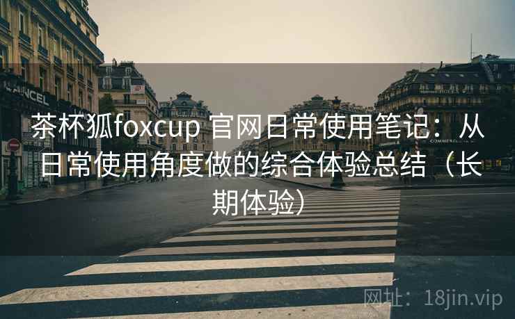茶杯狐foxcup 官网日常使用笔记:从日常使用角度做的综合体验总结(长期体验) 茶杯狐foxcup 官网日常使用笔记:从日常使用角度做的综合体验总结(长期体验)