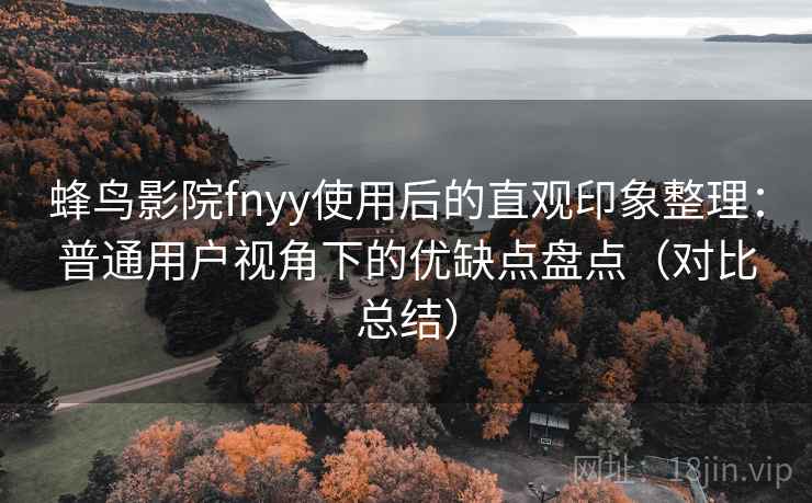 蜂鸟影院fnyy使用后的直观印象整理：普通用户视角下的优缺点盘点（对比总结）